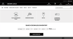 Desktop Screenshot of crownlexus.com
